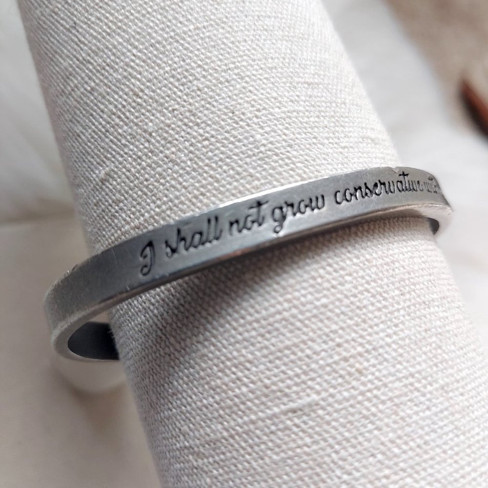 Votes for Women E C Stanton Pewter Bracelet